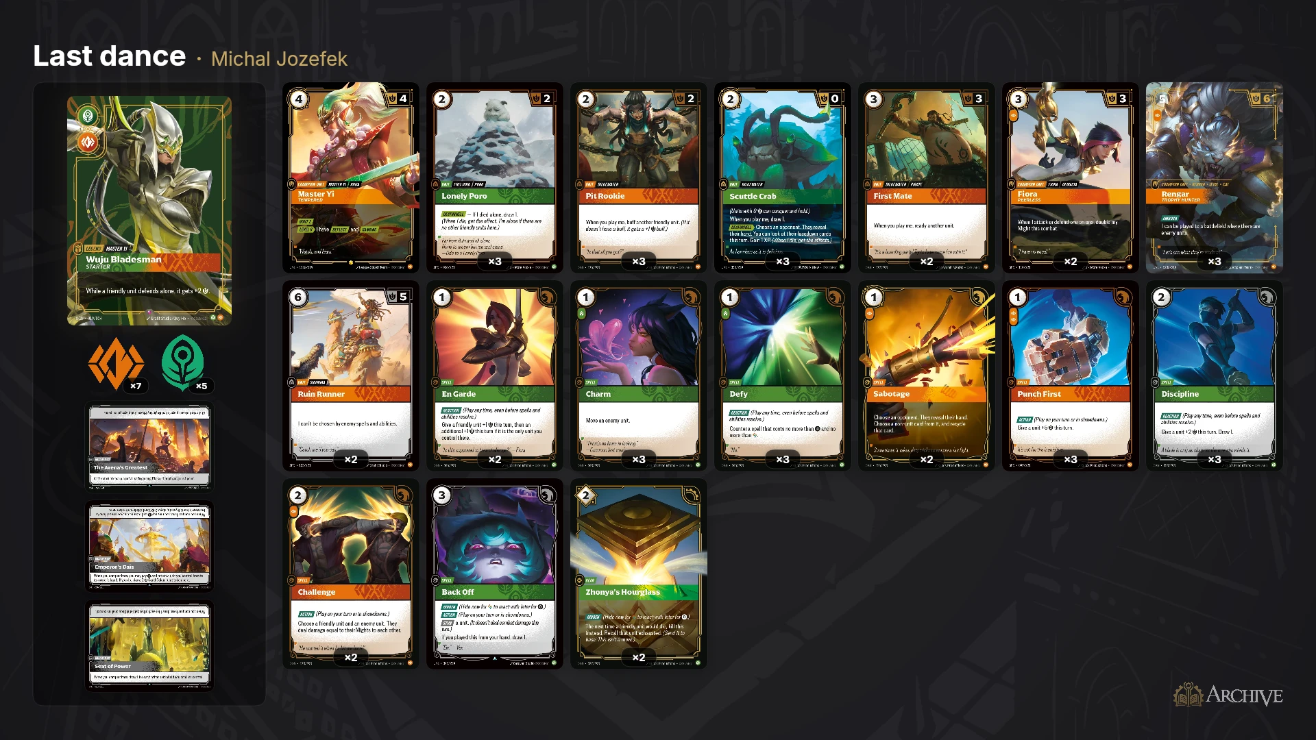 HiImJoZo decklist